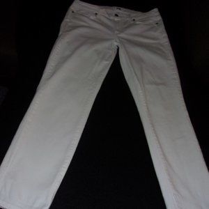 PAIGE MEN'S WHITE KYLIE CROP JEANS 30 W